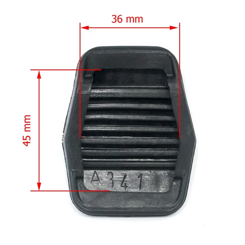سيارة دواسة فرامل القدم وسادة الدواسة يغطي المطاط للتركيز MK2 MK3 فورد C-Max كوغا 2007-2020 3M512457AA 1234292 3M512457CA 007
