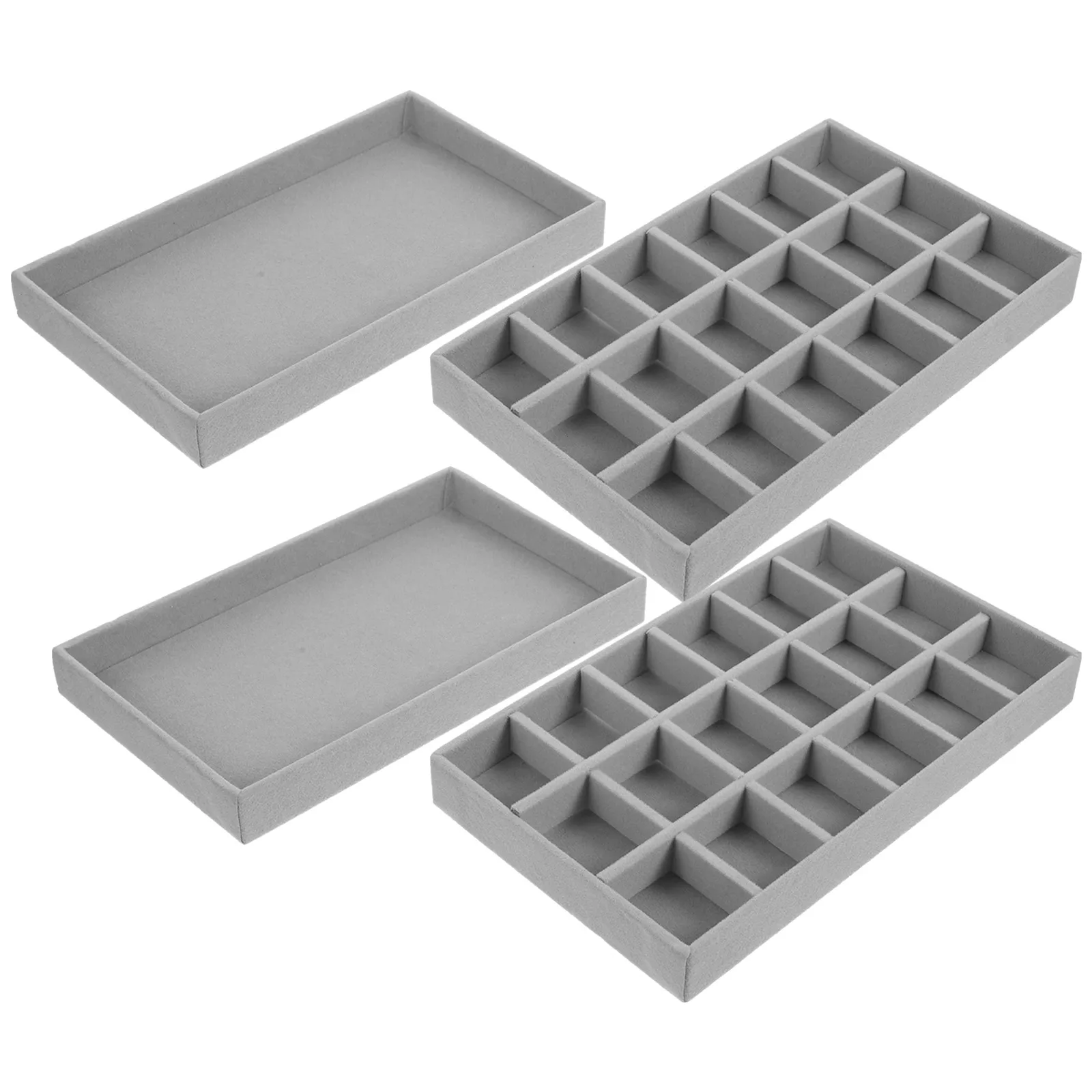 

2 Pcs Bead Design Storage Tray Jewelry Making Necklace Board Bracelet Measurement Plastic DIY ganizing Display