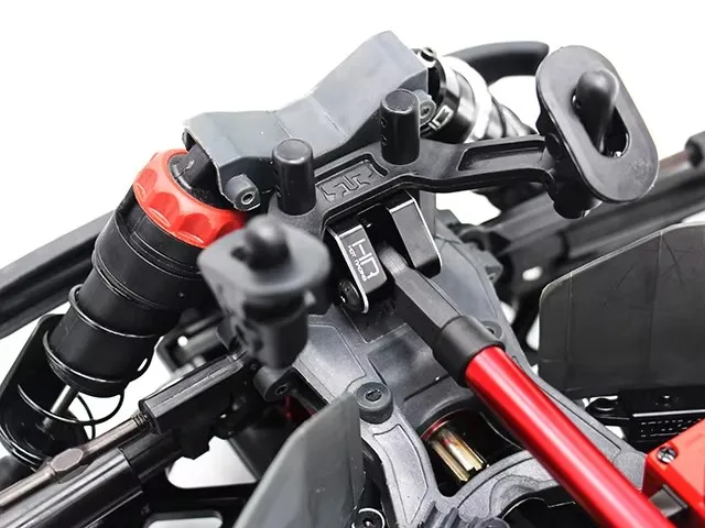 Supporto per supporto centrale anteriore in alluminio Hot Racing per veicoli 1/10 4S BLX Arrma 4X4
