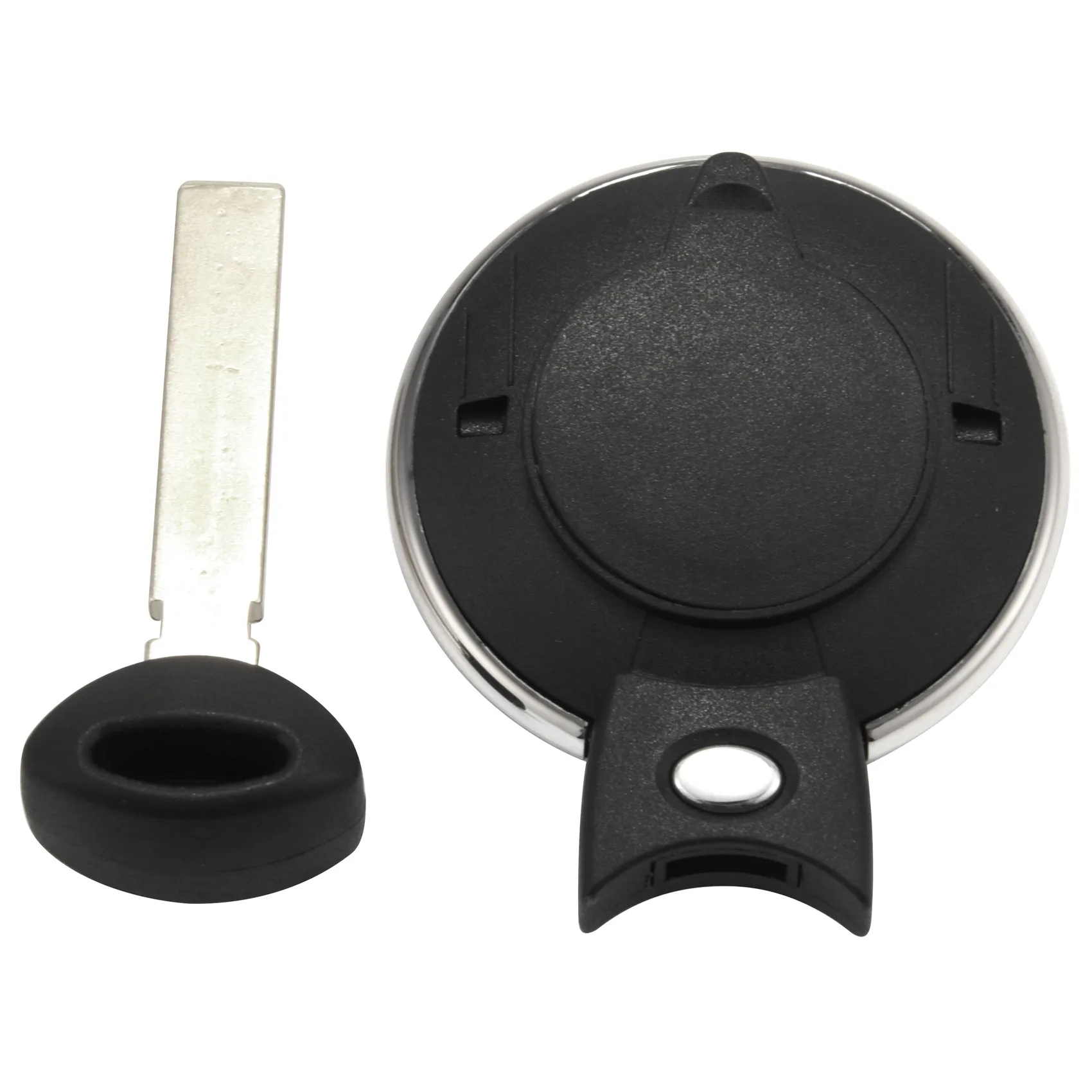 Uncut Car Key Fob Substituição Case Shell, Botão Pad para BMW, Mini Cooper, entrada remota, IYZKEYR5602