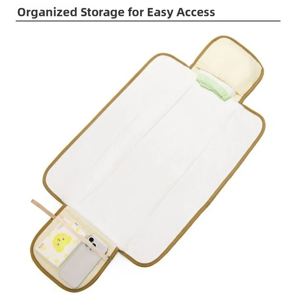 Foldable Diaper Changing Pad Bear Waterproof Baby Infant Diaper Urine Mat Easy To Clean Comfortable Bedding Changing Cover Pad