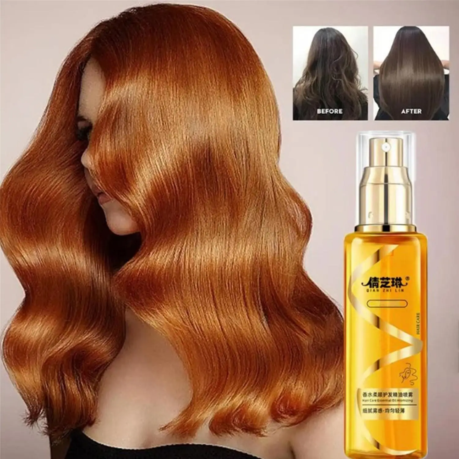 

Hair Oil Spray Harmless Hair Tonic Moisturizing And Nourishing Hair Curly Hair Oil Sheen Hair Spray For Gift For Women 100ml