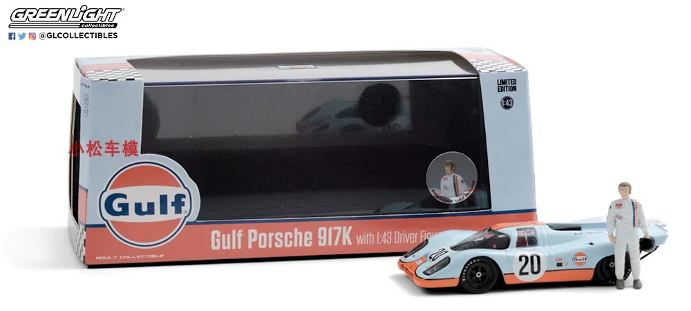 

1:43 Gulf Oil - 1970 Porsche Haiwan Oil Porsche Racing Car Collection of car models