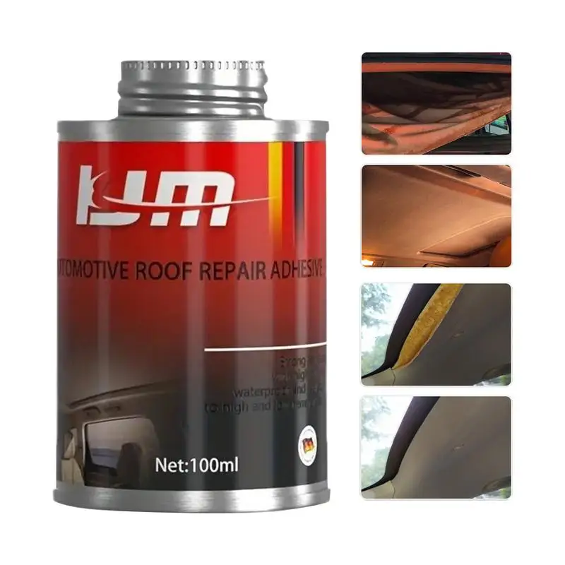 

Car Headliner Adhesive 100ml Roof Fabric Repair Glue Multifunctional Fabric Adhesive Quick Roof Fabric Repair Car Supplies For