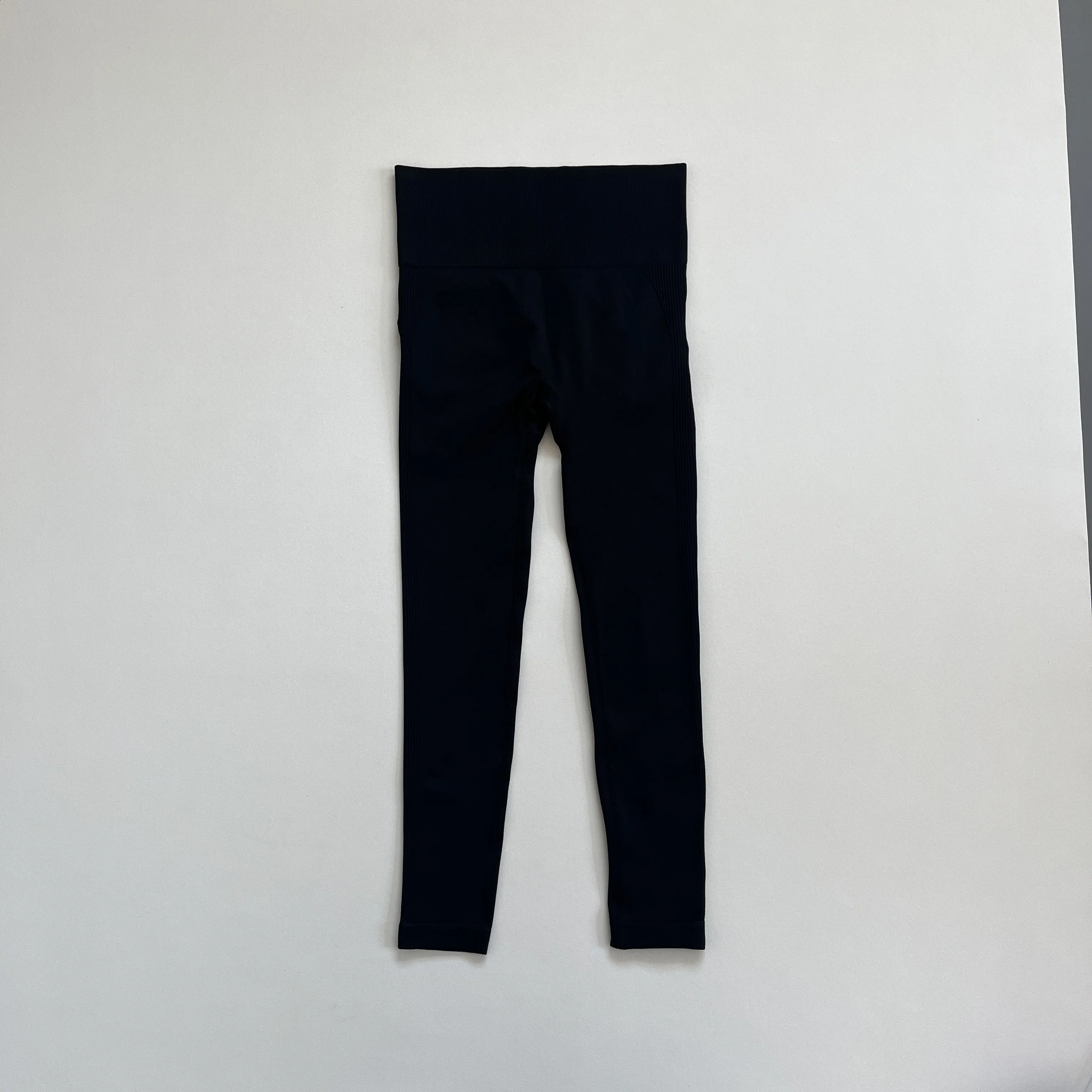 سراويل ضيقة نسائية بألوان متعددة، طراز أساسي عالي المرونة وقصة ضيقة، سراويل كاجوال لجميع المواسم