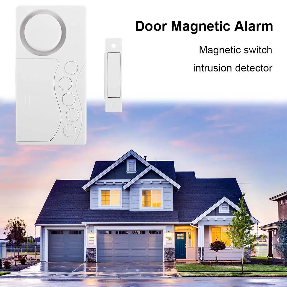 Magnetic Time Delay Alarm Detector Wireless Alarm Door Sensor Door Annunciator Door Opening Sensor Window Security Alarm