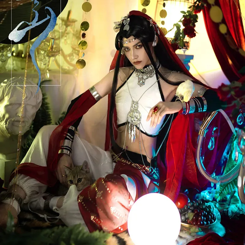 Heaven Official's Blessing Anime Cosplay Xie Lian Cosplay Doujin XieLian Tian Guan Ci Fu Mo Dao Zu Shi Halloween Cosplay Wig