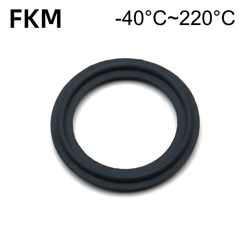 FKM طوقا 5 10 قطعة ثلاثي المشبك جودة عالية ضغط الصحية الغذاء الصف ختم غسالة لتركيب أنابيب البيرة 0.5 "1.5" 2 "4"