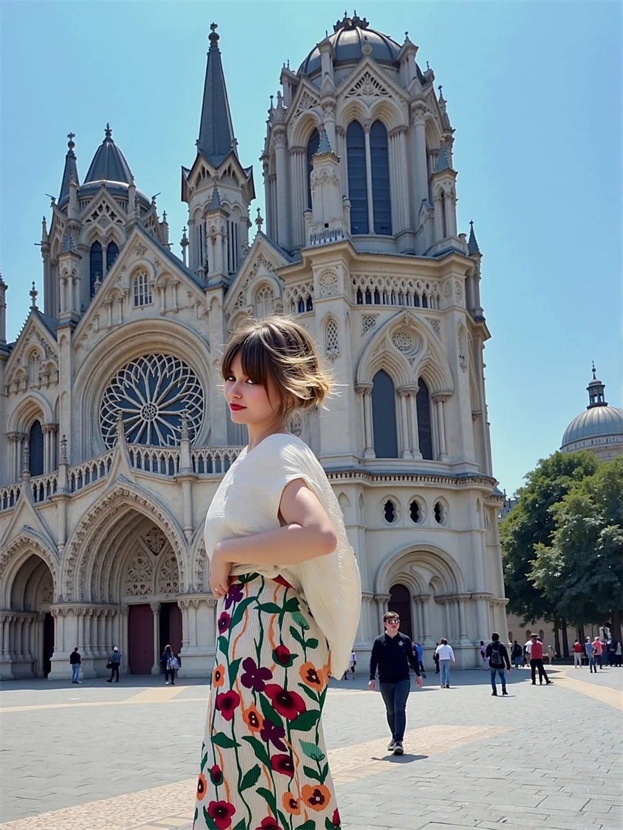 

Skirts Women High Waist Mesh Layered Skirt with Ruffled Hem Sheer Elegant Design for Weddings Banquets and Special Occasions