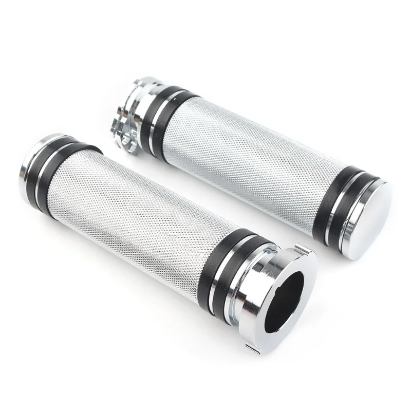 

For Harley XL883 1200 X48 72 Motorcycle CNC Knurled Embossed Handlebar Grips