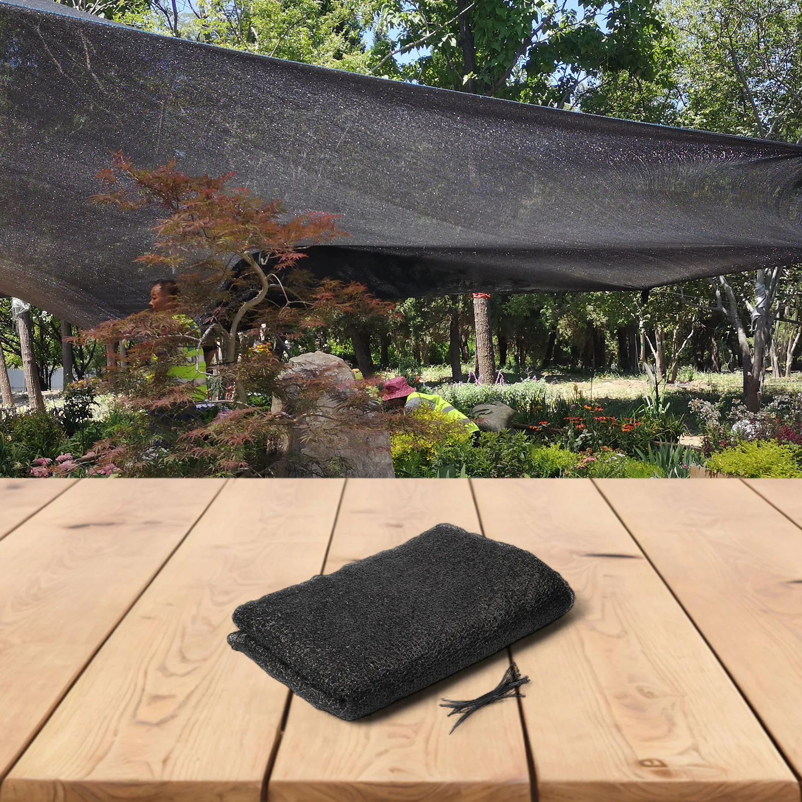 HDPE Shade Cloth 50% Net Mesh Tarp for Garden Greenhouse Barn Knitted Fabric with Tear Resistant and Breathable Properties