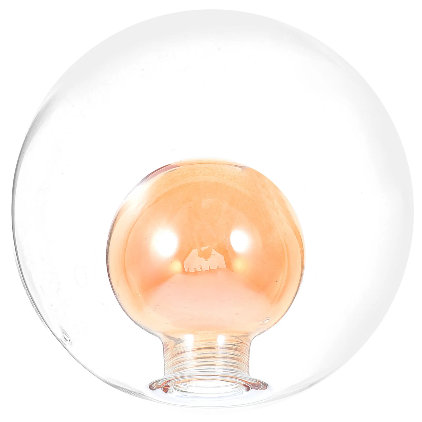 

120Mm Glass Ball Lamp Shade Smooth Transparent Finish for Pendant Lights Living Room Bedroom Chandelier Cover Replacement