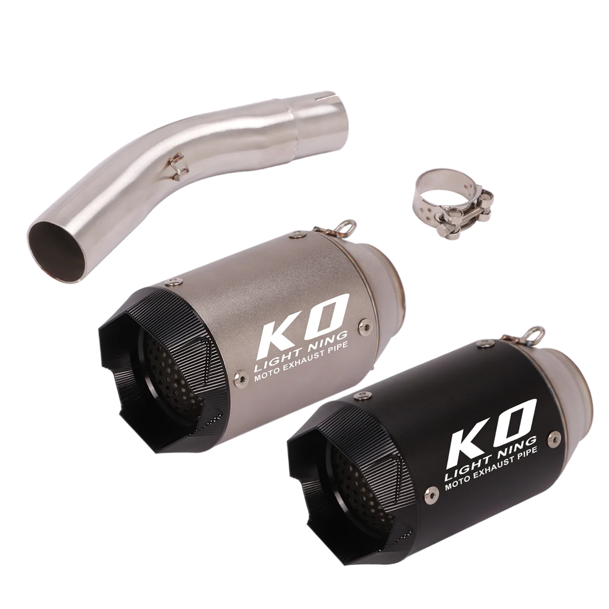 

For Triumph Daytona 675R 2013-2017 Motorcycle Exhaust Link Pipe 51mm Muffler Tip DB Killer Modified Silencer Tubes System