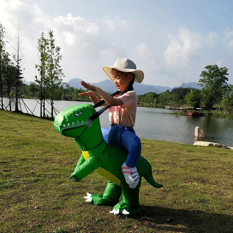 

Adults Cosplay Inflatable Dinosaurs Costume Family Halloween Party Children's Day Perform Funny Cosplays Inflatable Clothing