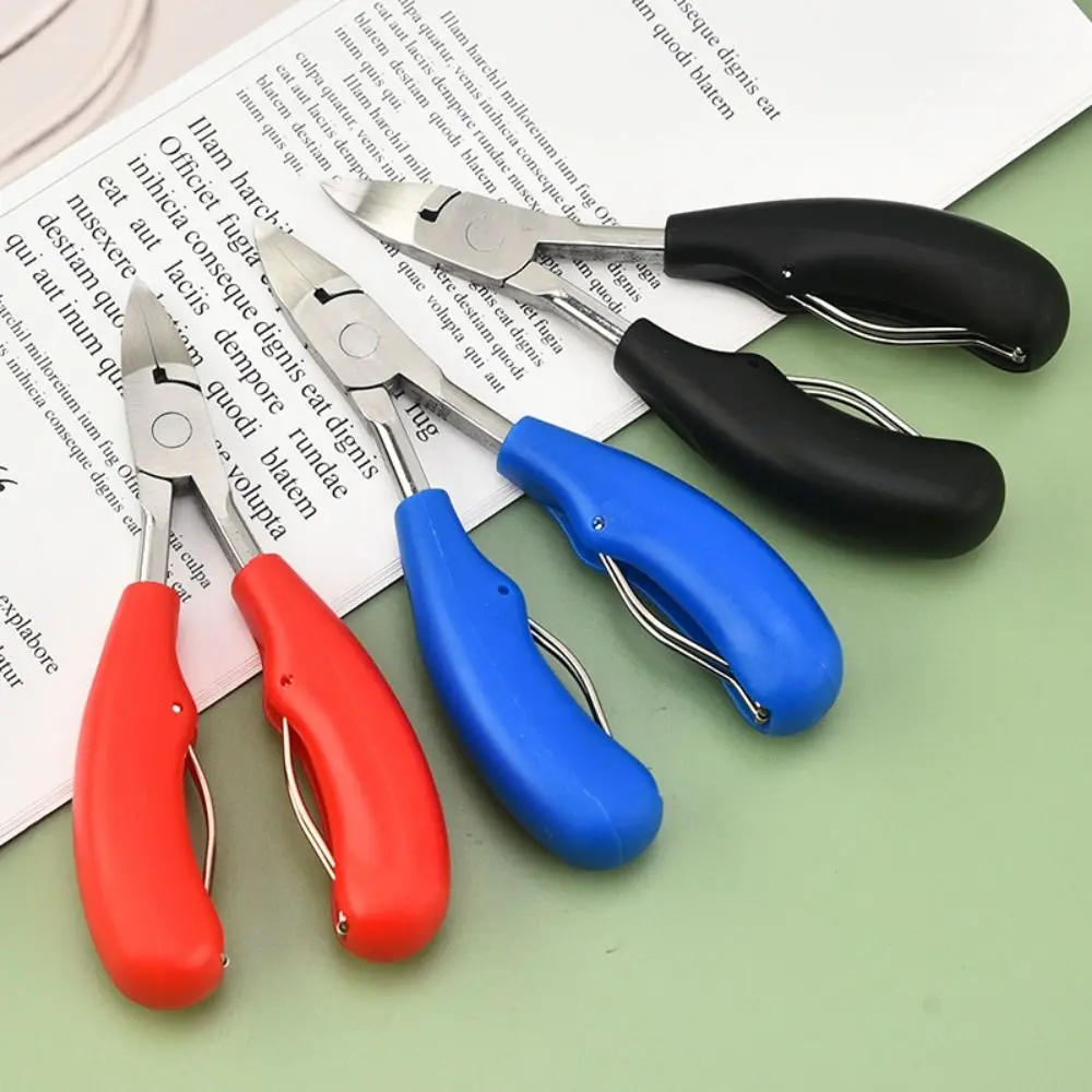 New Curved Nail Clippers Foot Care Black Paronychia Remover Stainless Steel Manicure Tools Ingrown Toenail Correction Nippers