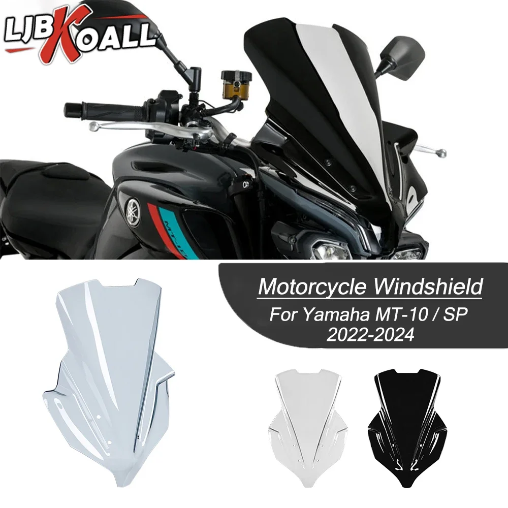 

For MT10 Motorcycle Touring Windshield Windscreen for Yamaha MT-10 SP 2022-2025 2024 MT10 Accessories Wind Screen Deflector Kit