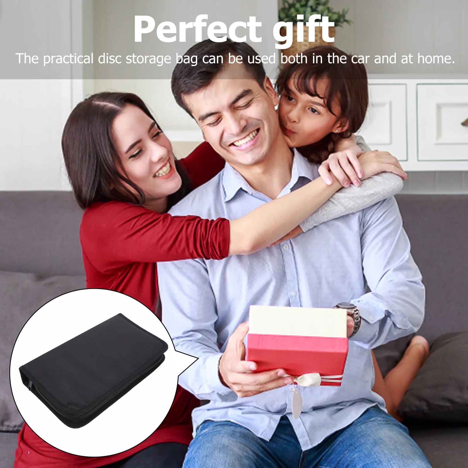 

Dvd Storage Bag Cd Holder Zipper Case Large Capacity Disc Organizer For Travel Business Car Home Cd Storage Pouch