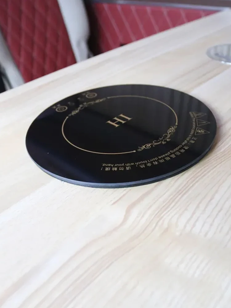 Car Embedded Induction Cooker Trailer Modification Accessories Kitchen round