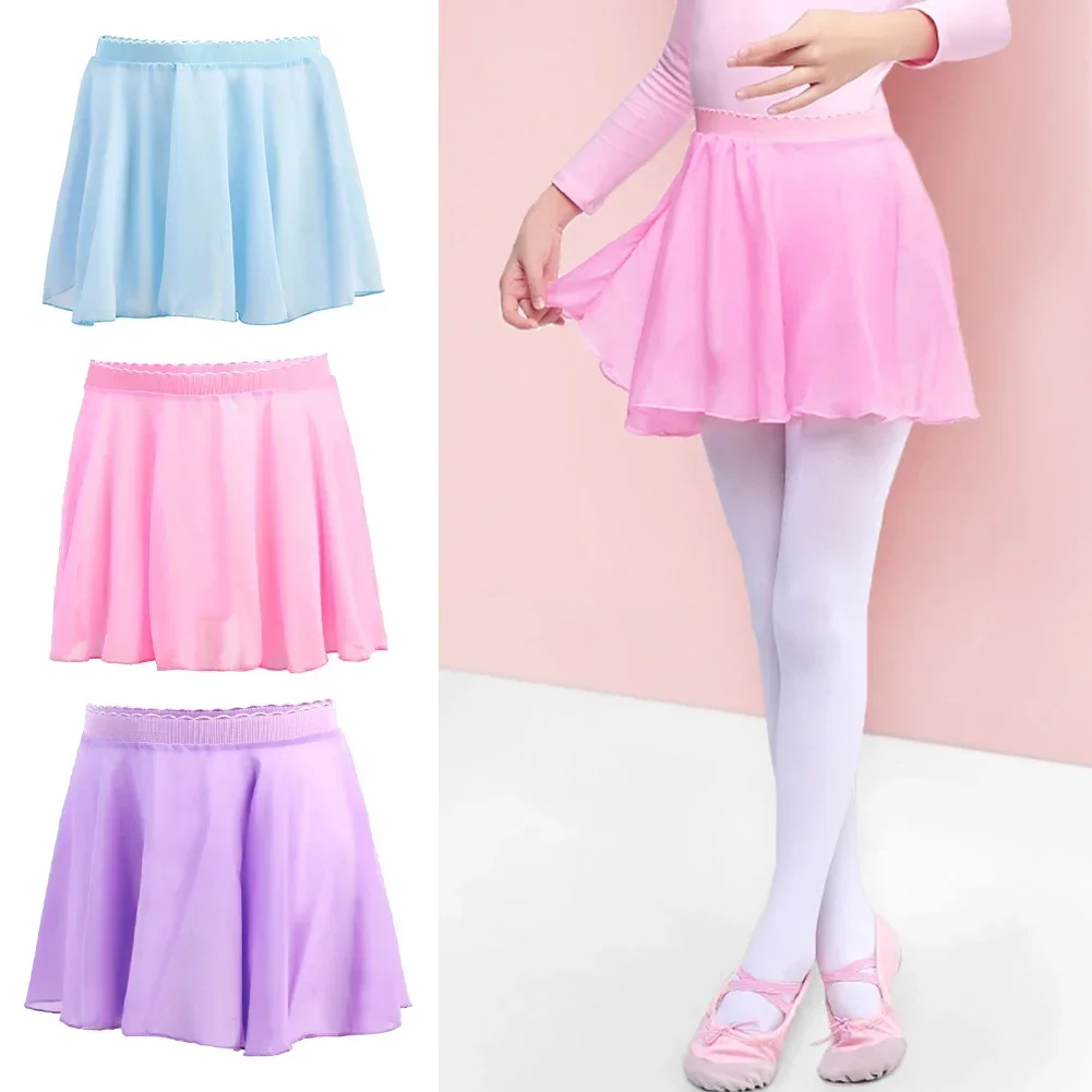 9 Colors Ballet Skirts Girls Dance Skirt White Black Chiffon Skirts Woman Tie Up Mini Short Skirt For Dancing