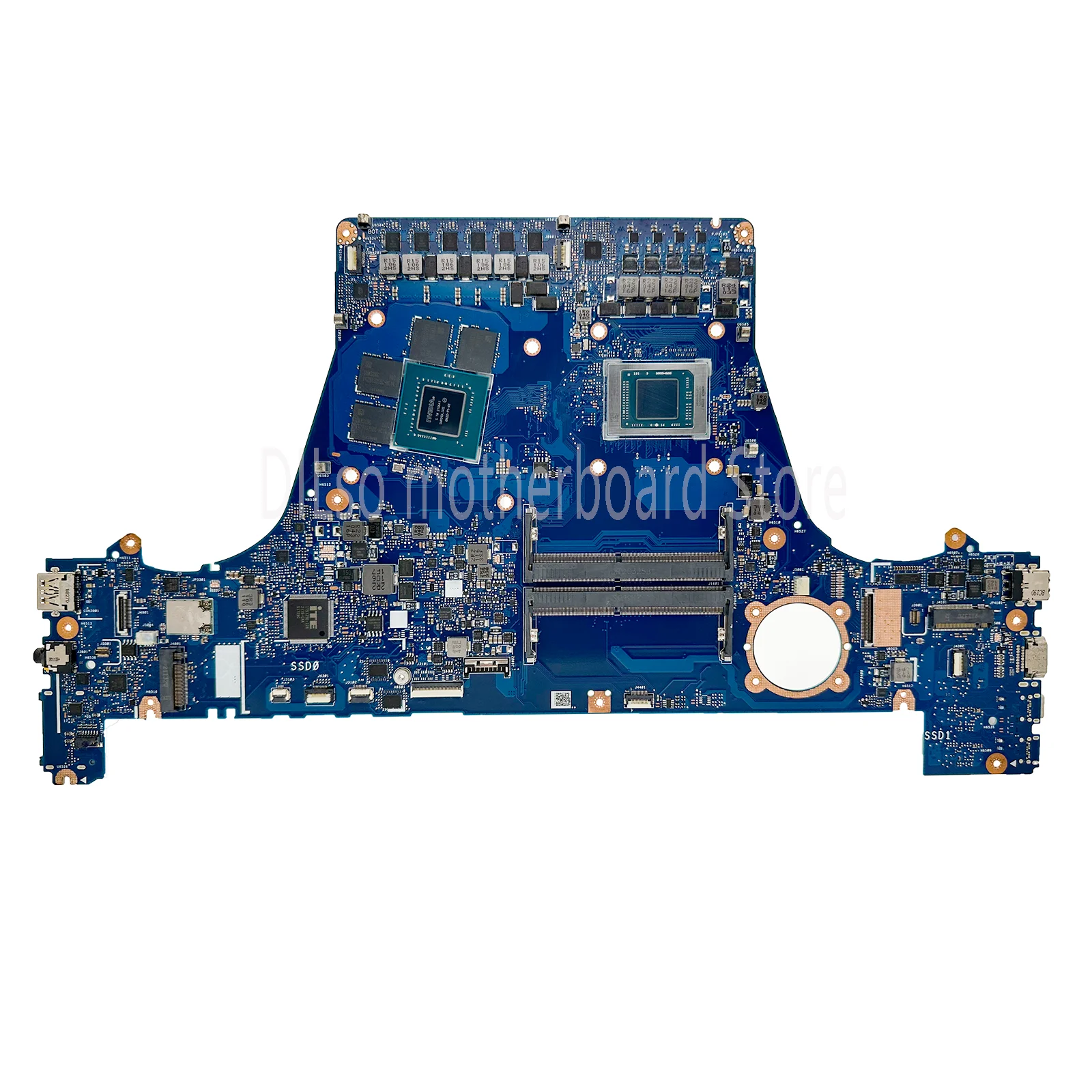 KEFU H5600Q Mainboard For ASUS H5600QE J5600QE W5600Q2A J5600Q2A Laptop Motherboard R7-5800H R9-5900H RTX3050Ti RTX-A2000