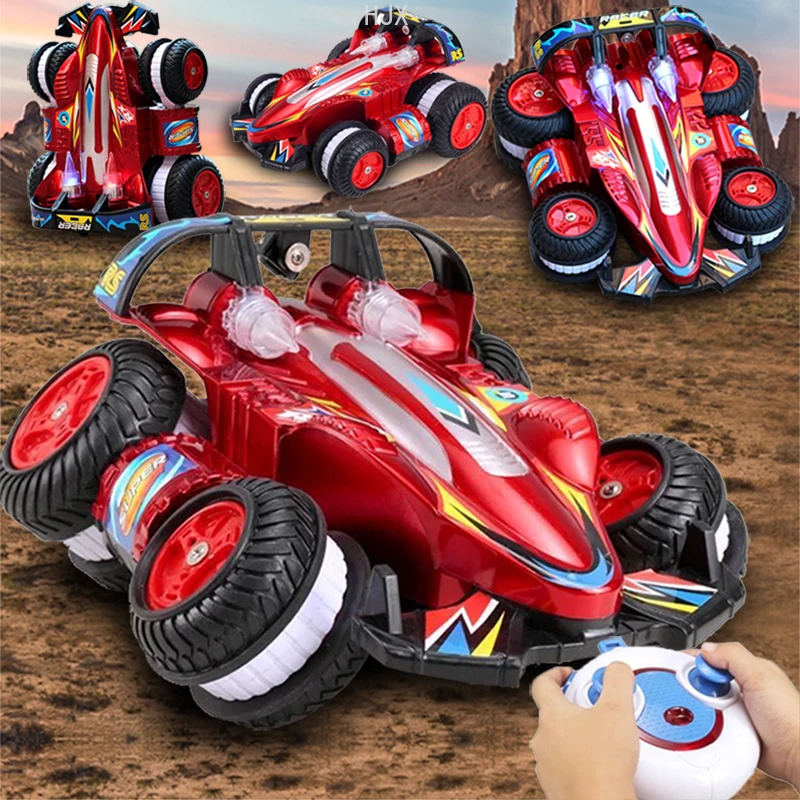 

Drift Deformation Rc Stunt Vehicle 4wd Spin Remote Control Cars Off Road 4x4 Electric Racing Trucks Toys for Kids Boys Children