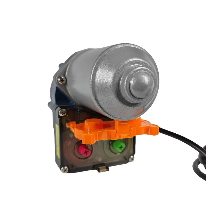 มอเตอร์ม้วนฟิล์มไฟฟ้าสำหรับโรงเรือนแบบม้วนเก็บได้ ใช้ไฟ DC24V