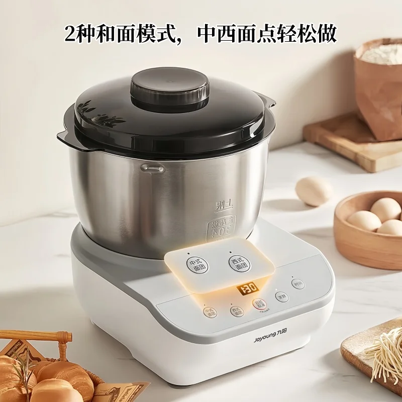 Electric Dough Mixer Intelligent Timing Dough Kneading Machine Food Grade 304 Stainless Steel Food Mixer Automatic Stand Mixer