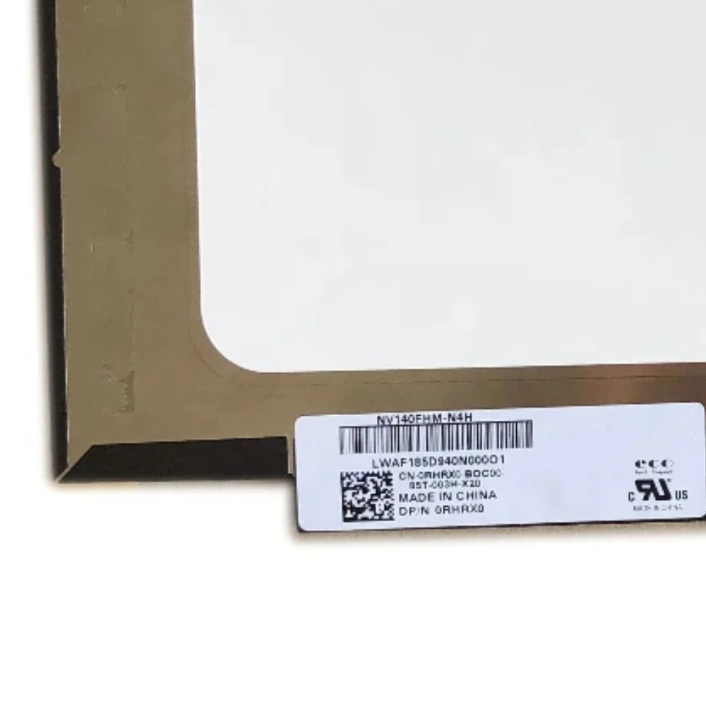 NV140FHM-N4H fit NV140FHM-N62 N61 N3B N47 N4C LP140WF7 SPC1 N140HCA-EBA NV140FHM-N4B LCD LED Screen 1920*1080 30 PIN NEW IPS