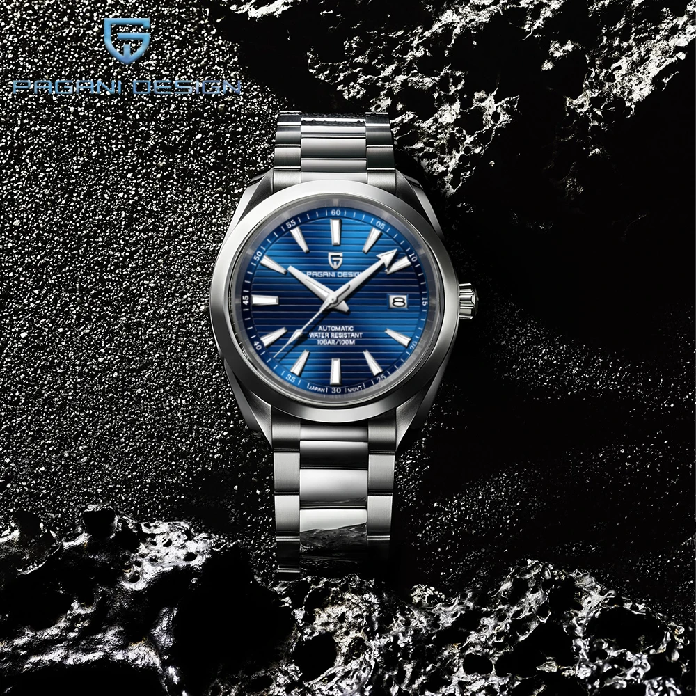 PAGANI DESIGN Business 40MM Men's Mechanical Watch Luxury Sapphire Glass Men's Automatic Watch 100M Waterproof Reloj Hombre