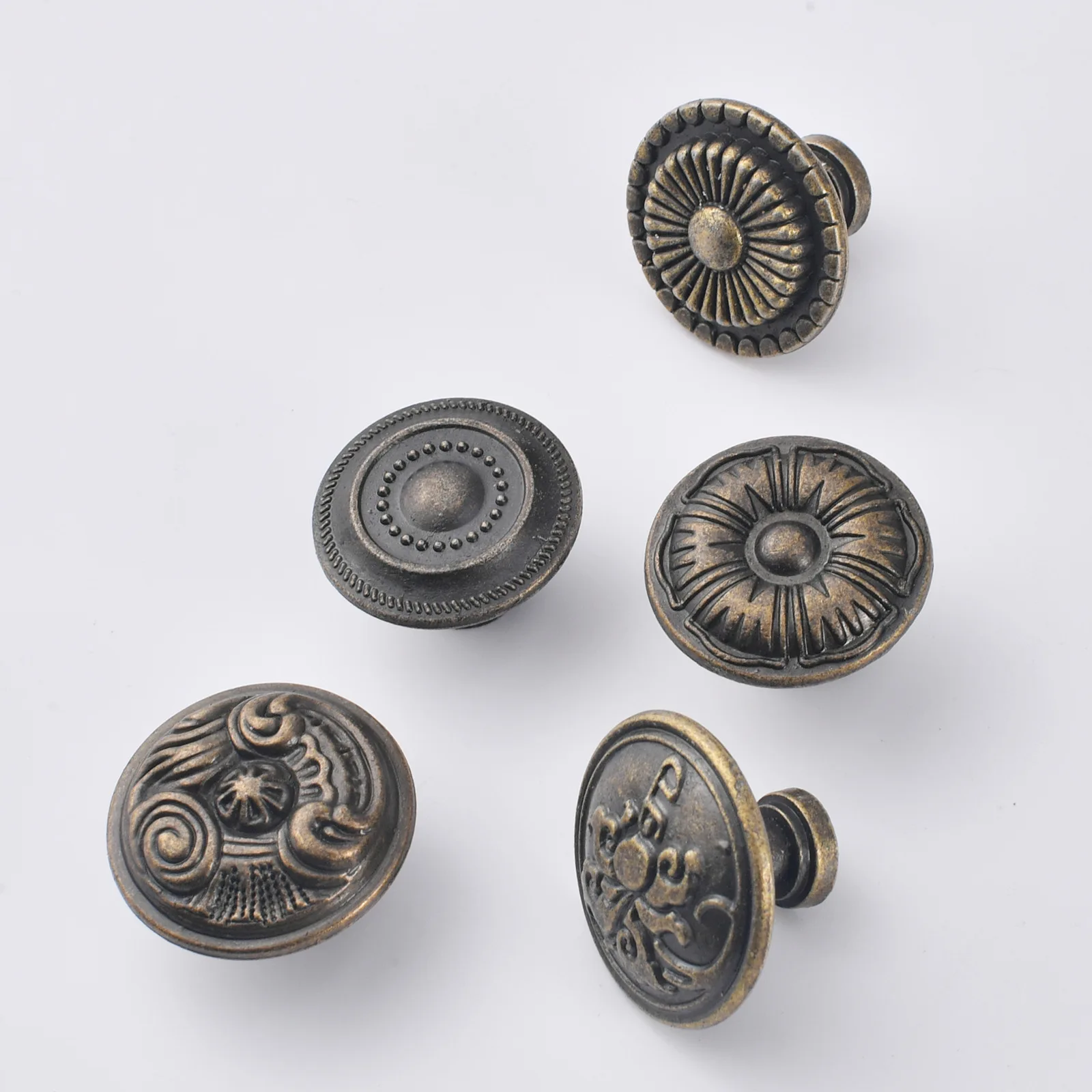European single-hole handle, antique small classical drawer cabinet door bedside table handle