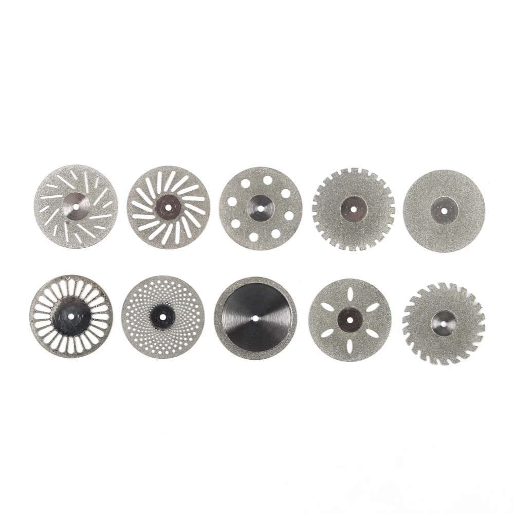 

100 шт., стоматологический алмазный диск, режущий круг для гипса, стоматологические лабораторные абразивные инструменты, двухсторонняя зернистость, режущий диск для гипса, инструмент