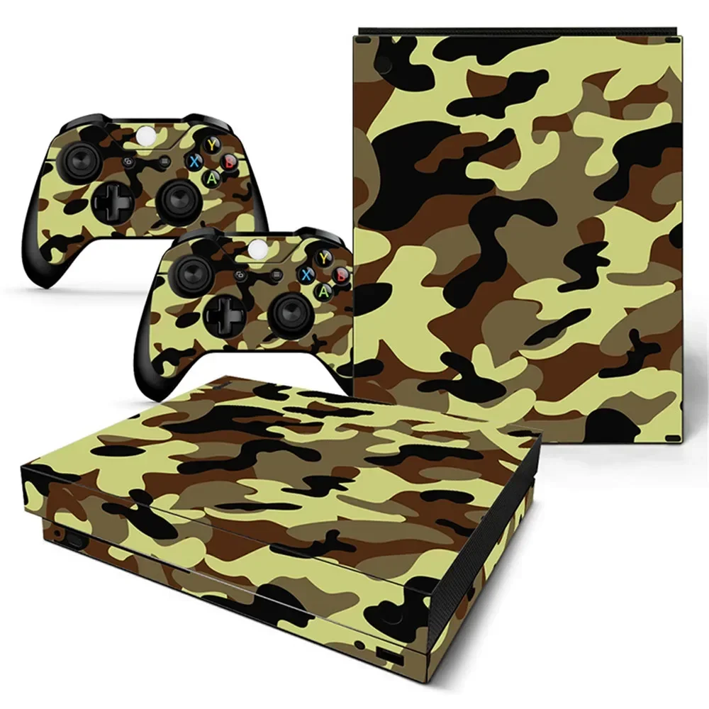 Autocollant de peau de couverture en PVC pour console et manettes Xbox One X, livraison directe