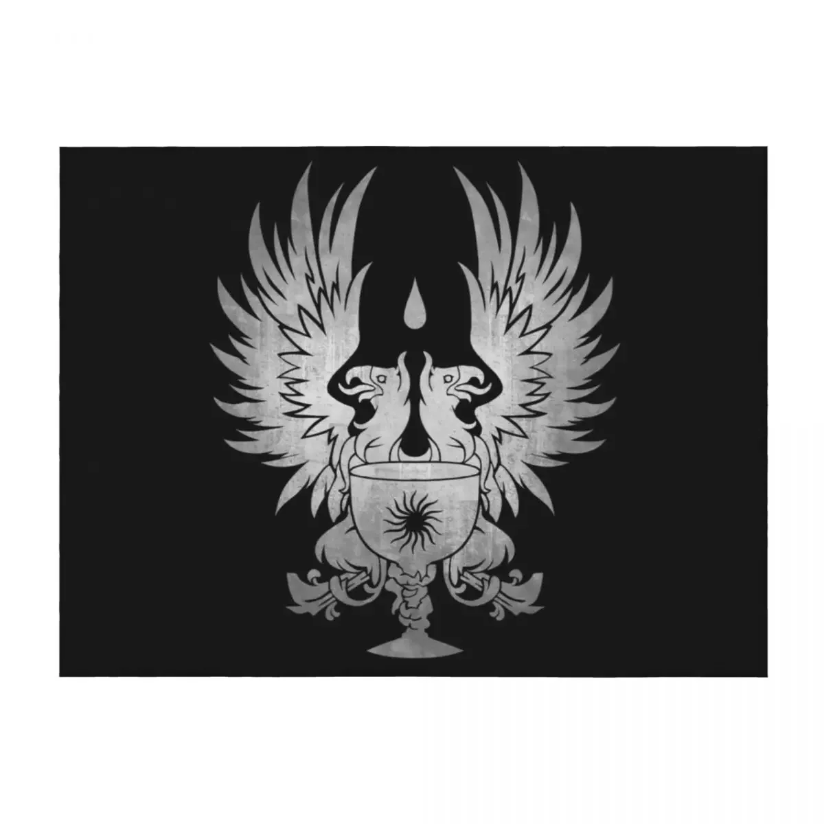

Dragon Age: Grey Warden Silver Throw Blanket Blankets For Sofas Designers For Baby Personalized Gift Blankets
