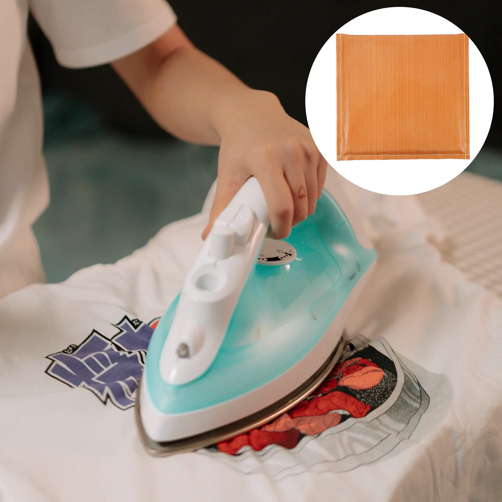 Heat Press Mat Non Stick Reusable Ironing Pad Flat Thick Heat Transfer Mat for Vinyl Transfers T Shirts Quilting Crafts