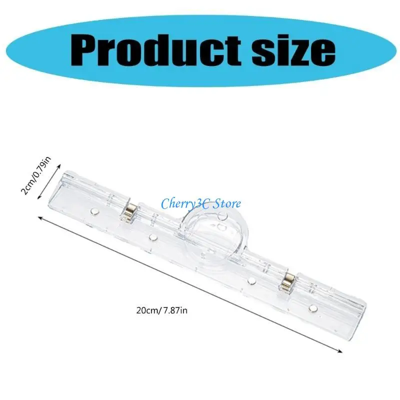 83ce Long Clip Clear Acrylics Paper Clamp Document Document Document Clip