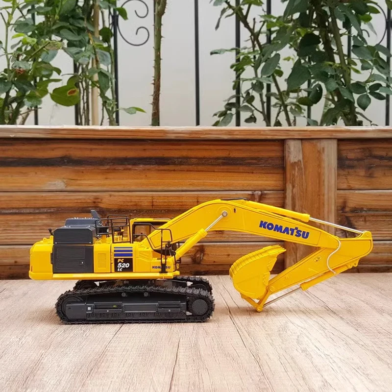 Diecast 1:43 Scale Original PC520LC-10MO Alloy Excavator Model Finished Product Simulation Toy Collection Gift Static Model