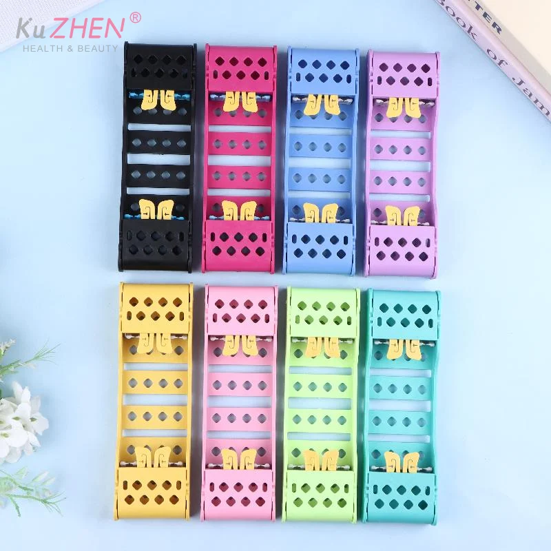 Dental Instruments Plastic Disinfection Box Dental Storage Case For 4 Holders Autoclavable Dentist Cassette Racks
