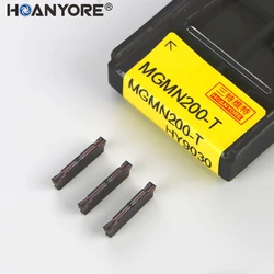 Herramienta de torneado MGMN300, MGMN200, MGMN400, MGMN500 T HY6028, insertos de ranurado, herramienta de corte de carburo de torno de hoja, insertos CNC, HOANYORE