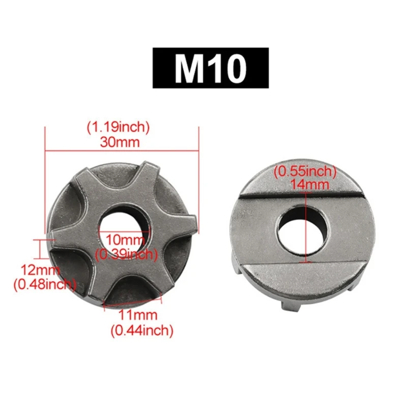 Engranaje de transmisión de piñones, cadena de motosierra eléctrica, amoladora angular, engranaje de sierra eléctrica, 3/6/7 dientes