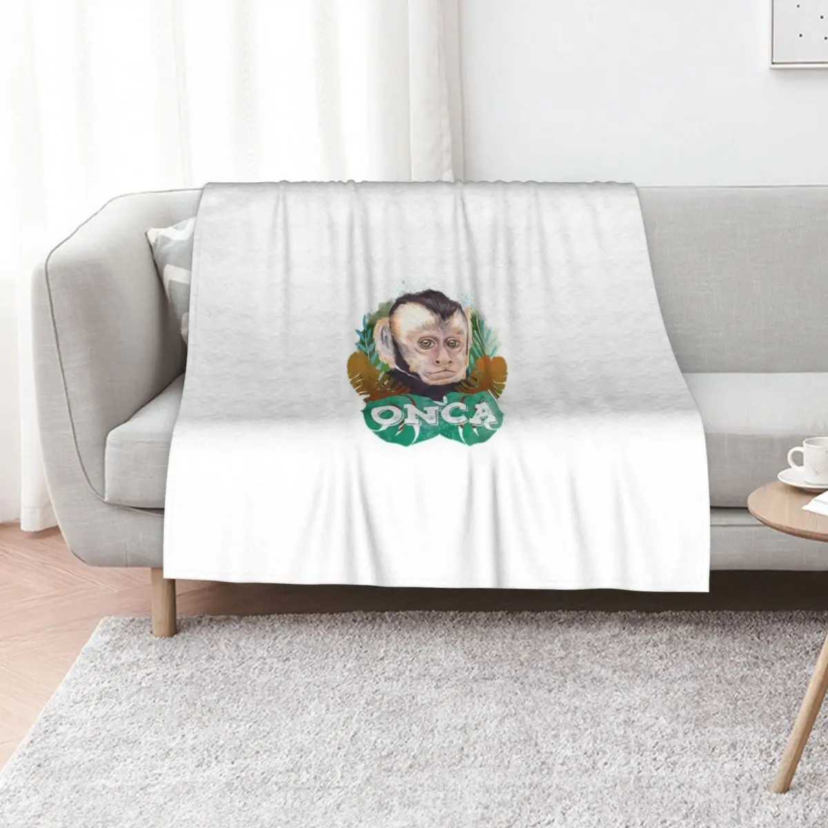 

Amuya the nasturtium monkey Throw Blanket Sleeping Bag Decorative Throw anime Designers Blankets