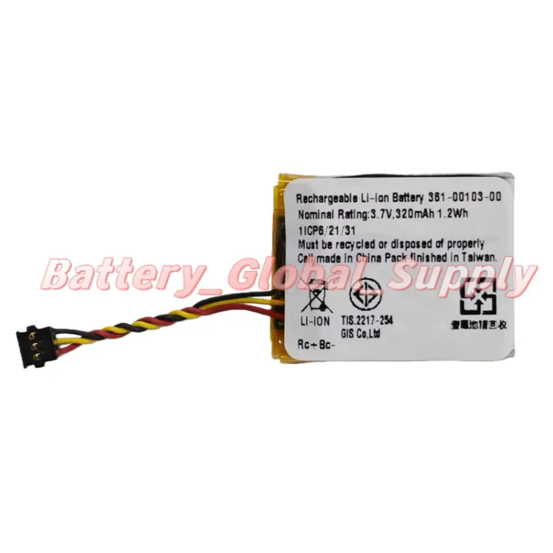 

3.7V 320MAH battery is suitable for Cam 45 361-00103-00 fast delivery, brand new 1 piece -