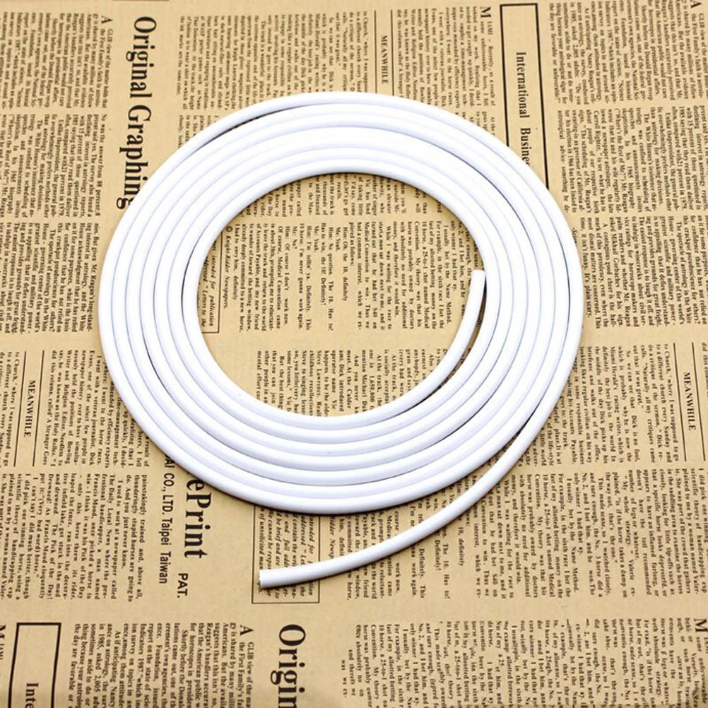 

Door Anti-Collision Strip Car Protection Invisible Rubber Bumper Guard Bar White PVC Material U-Channel Easy