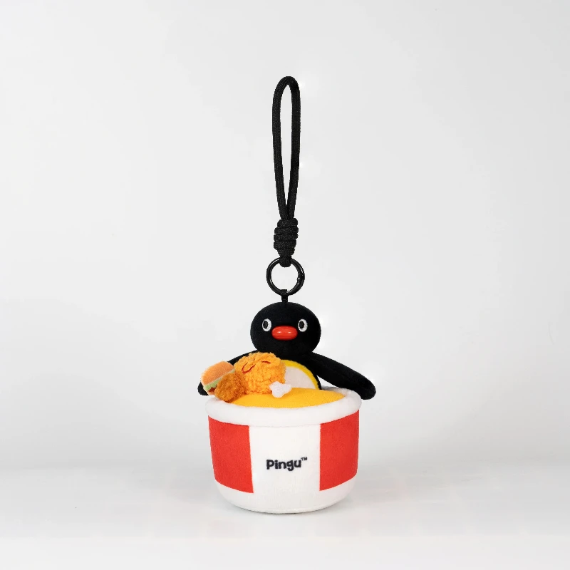 Pingu Big Eater Series Plush Charm Blind Box Merchandise Figure Doll Pendant Keychain Desktop Decoration Bag Accessory Toy Gift - view 5