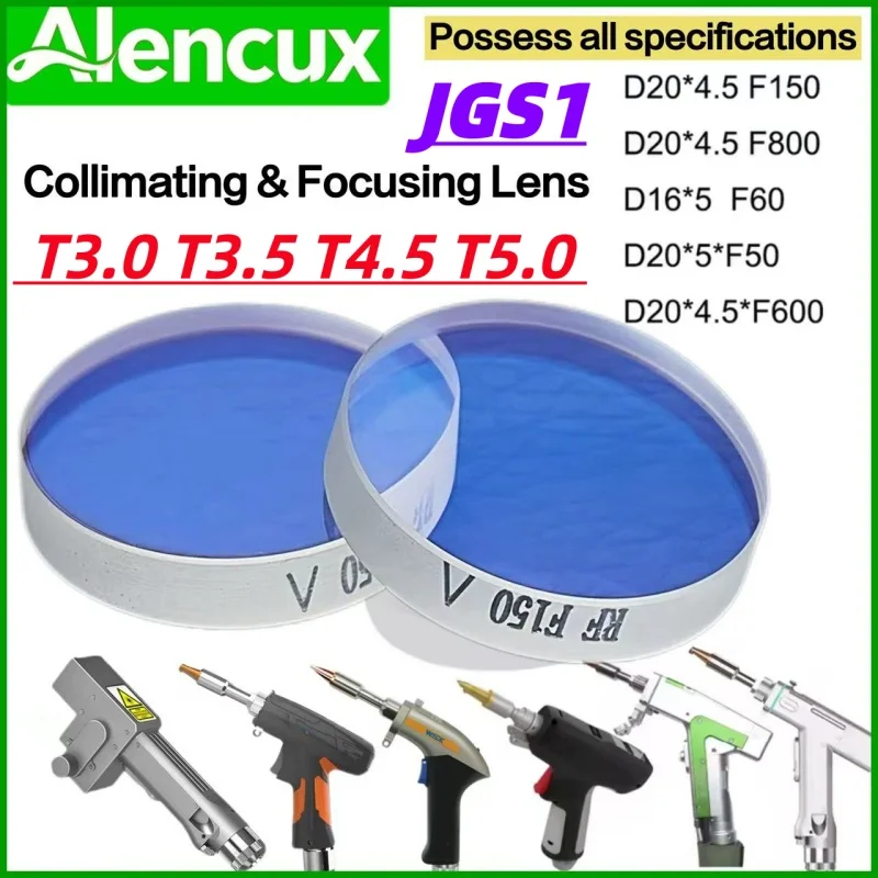D20 F50 F60 F150 F200 F800 Focus Lens T3.0&T3.5&T4.5&T5.0 Guarantee JGS1 For SUP WSX Qilin Laser Welding Focus&collimating Lens