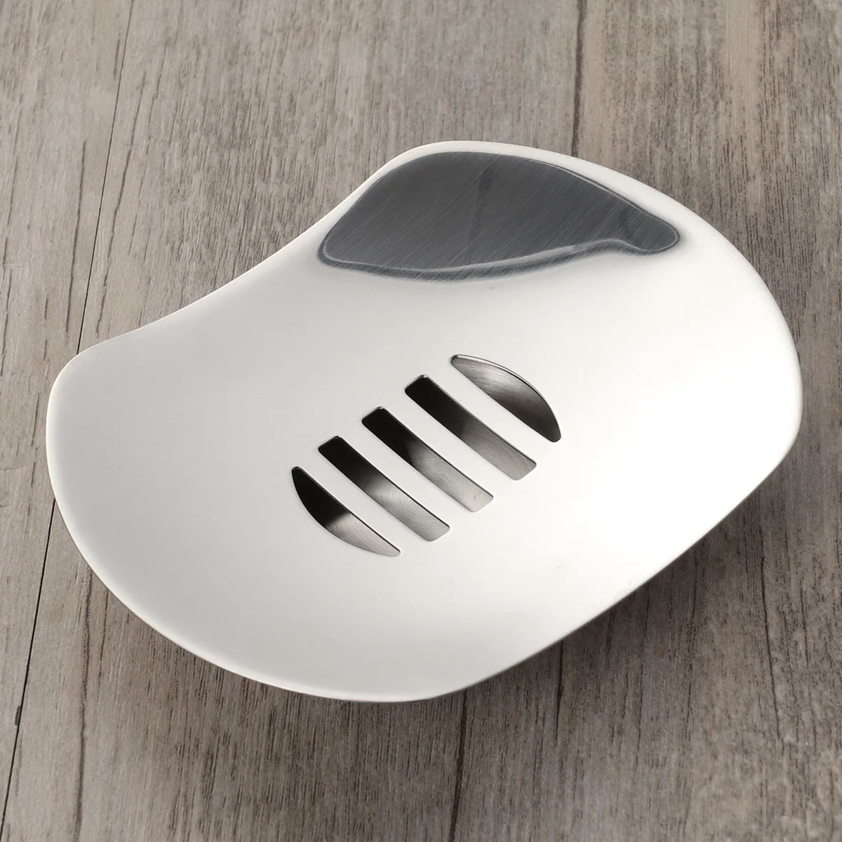 

Metal Soap Holder Stainless Steel Flying Saucer Dish Double Layer Tray for Bathroom Kitchen Shower Saver Silver Bar Container