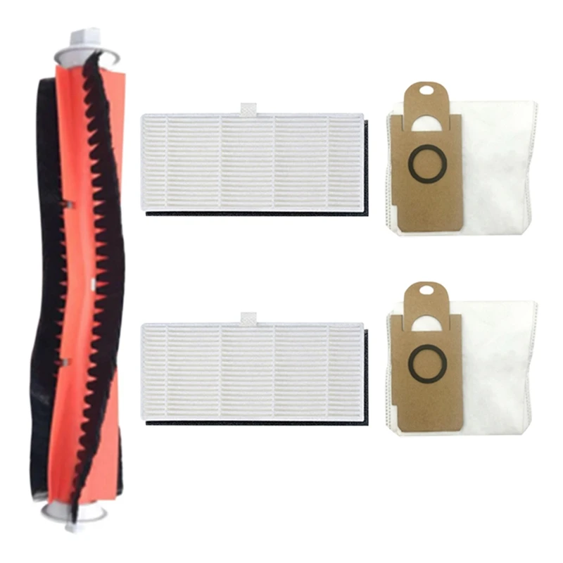 قطع غيار ل شاومو ستو R1 ، فرشاة دوارة رئيسية ، فلتر كيس الغبار ، ملحقات المكنسة الكهربائية ، 5 من من.