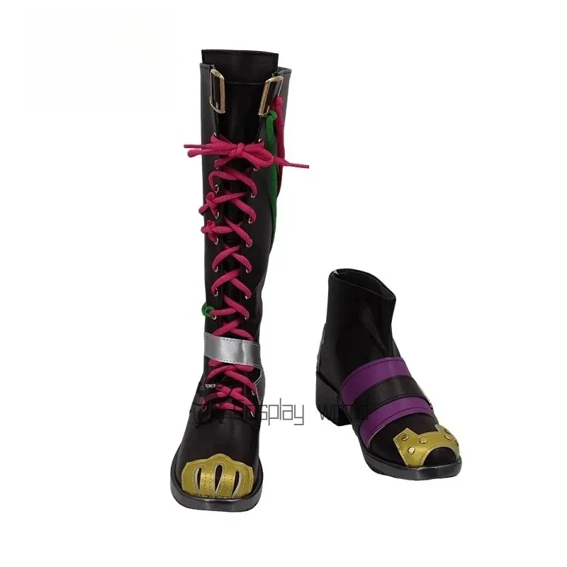 Sepatu Cosplay Arcane LOL Jinx Sepatu Bot Buatan Khusus