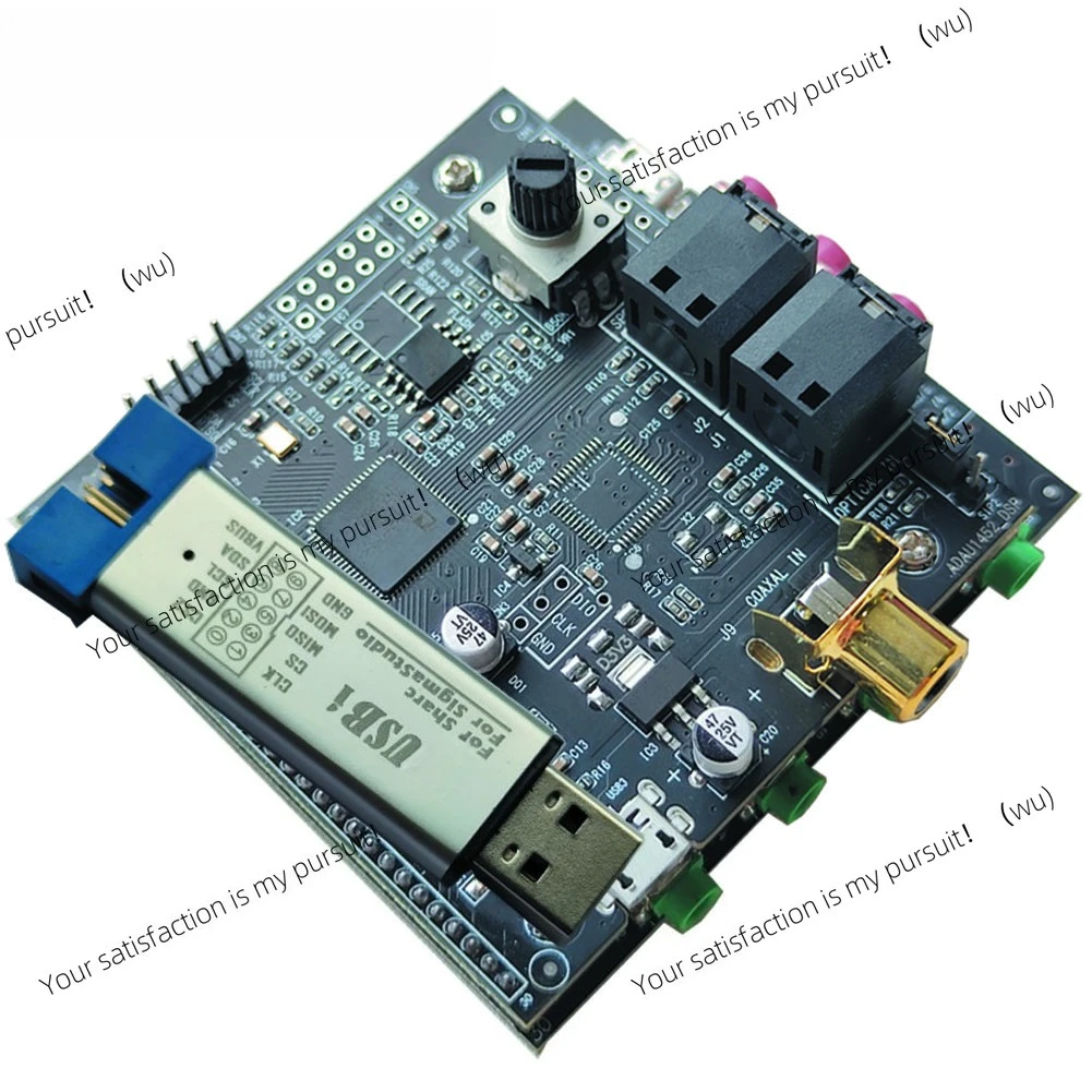 Suitable for 6 input 8 output decoding board, audio and video development board ADAU1452 DSP CS42448 audio module