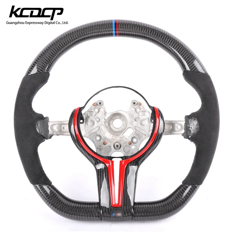 

Custom Alcantara carbon fiber steering wheel Fit For BMWS F87 M2 F80 M3 F82 M4 F83 F30 F10 F15 F16 steering wheel