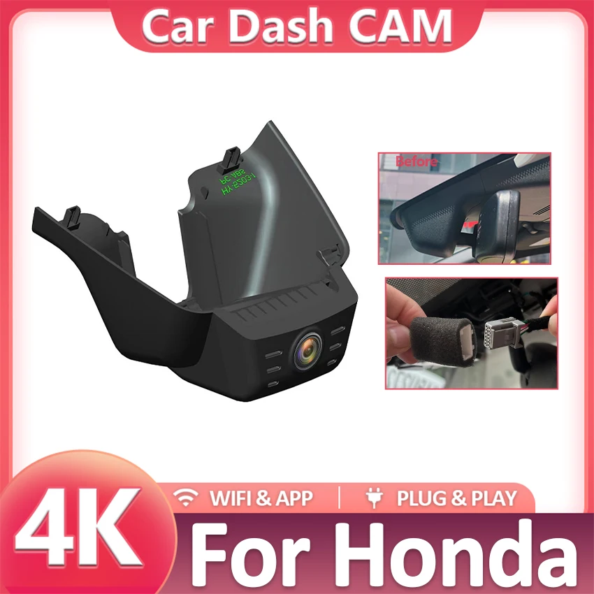 

Dash Cam for Honda CR-V CRV Hybrid 6th Gen 2023-2025,Original Style DVR Camera with Night Vision,Loop Recording,Dashcam for CR-V